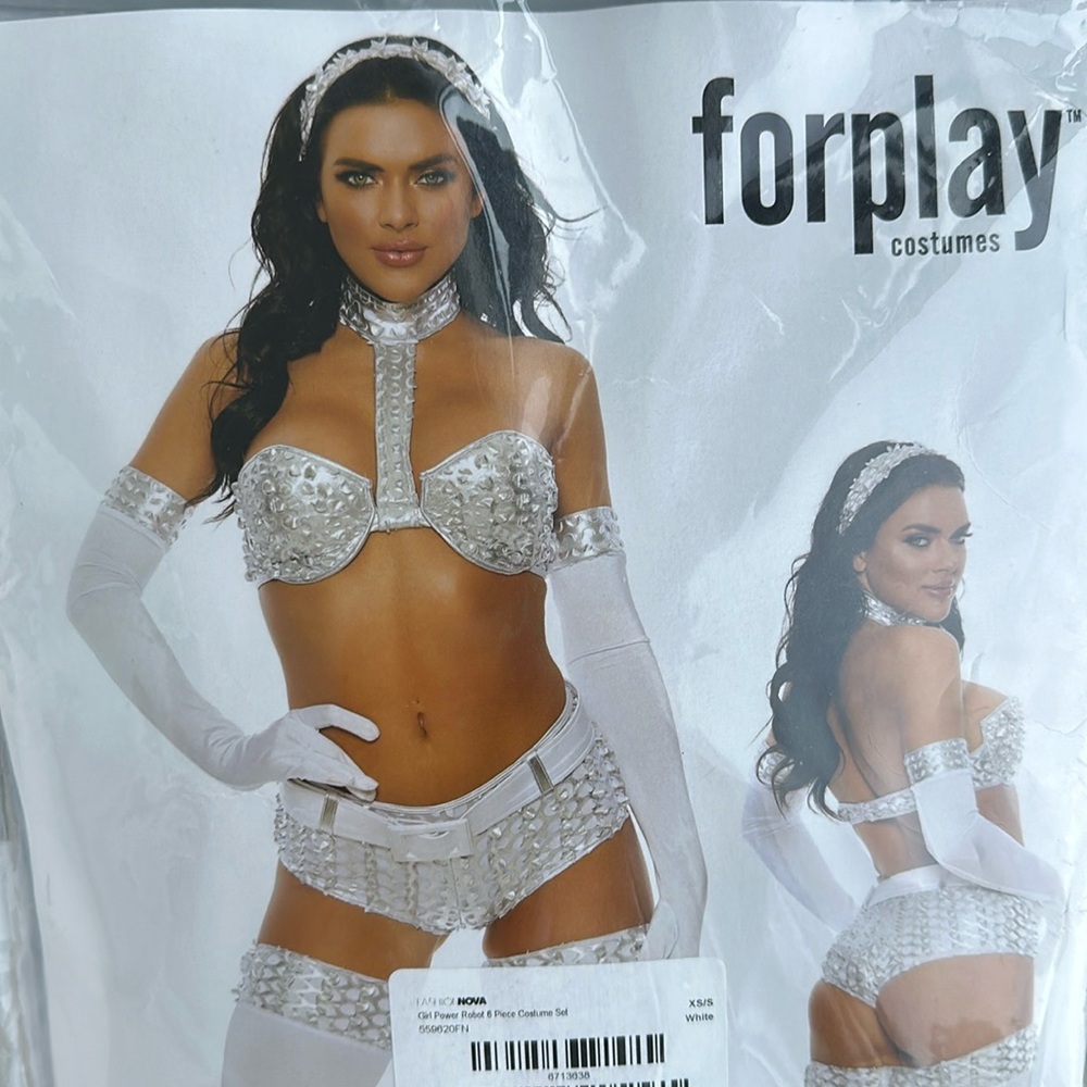 White disco set Halloween costume
